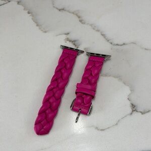 Kate Soade Pink Braided Watch Band for Apple Watch.